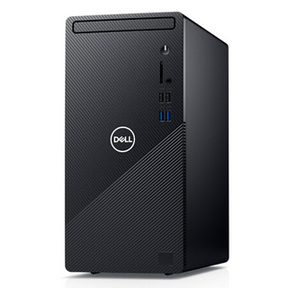 DELL 戴尔 灵越 3880 商务台式机 黑色 (酷睿i5-10400、核芯显卡、8GB、256GB SSD+1TB HDD、风冷)