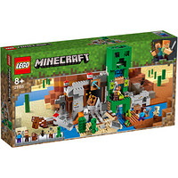 LEGO 乐高 Minecraft我的世界系列 21155 爬行者矿洞寻宝