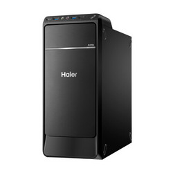Haier 海尔 天越D50 商用办公台式电脑整机(i3-9100