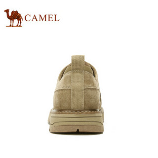 骆驼（CAMEL） 百搭休闲低帮工装男士大头皮鞋 A932541200 沙色 40