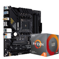 ASUS 华硕 TUF GAMING B550M PLUS WI-FI MATX主板（AMD AM4、B550）+AMD 锐龙R5-3600X CPU套装