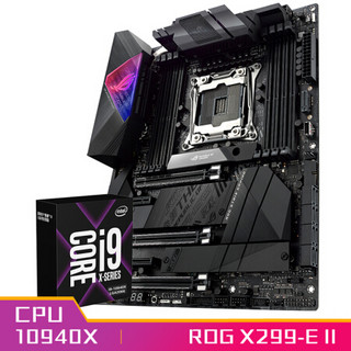 玩家国度STRIX X299-E GAMING II 主板+英特尔（Intel) i9-10940X 酷睿十四核 盒装CPU处理器