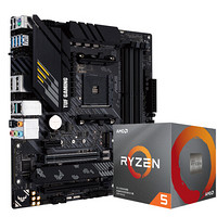 ASUS 华硕 TUF GAMING B550M PLUS MATX主板（AMD AM4、B550）+AMD 锐龙R5-3600X CPU套装