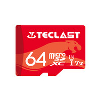 Teclast 台电 TF64GBU3G Micro-SD存储卡（UHS-I、V30、U3）