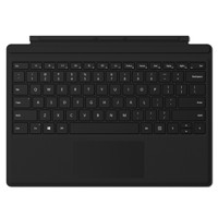 Microsoft 微软 Surface Pro 专业键盘盖 黑色 | 原装 全尺寸按键及触控板 Surface Pro 7及6/5/4/3代