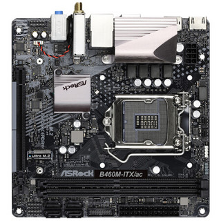 华擎（ASRock）B460M-ITX/ac主板+英特尔（Intel）i5-10500 处理器 板U套装