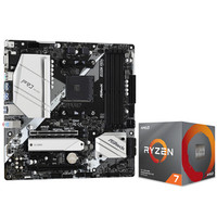 ASRock 华擎 B550M Pro4 MATX主板(AMD AM4、B550)+AMD 锐龙R7-3700X CPU套装