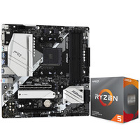 ASRock 华擎 B550M Pro4 MATX主板(AMD AM4、B550)+AMD 锐龙R5-3600 CPU套装