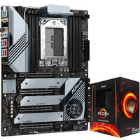 华擎(ASRock)TRX40 Creator 主板+AMD 锐龙Threadripper(线程撕裂者) 3990X 板U套装