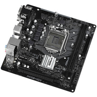 华擎（ASRock）H410M-HDV主板+英特尔（Intel）i3-10100处理器 板U套装