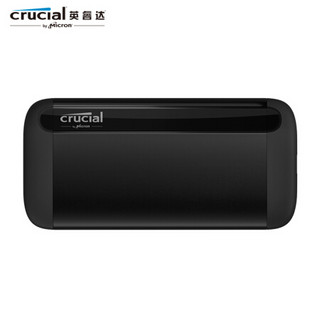 英睿达(Crucial) 500G Type-c USB3.2 移动硬盘固态(PSSD)X8系列 传输速度高达1050MB/s 美光原厂出品