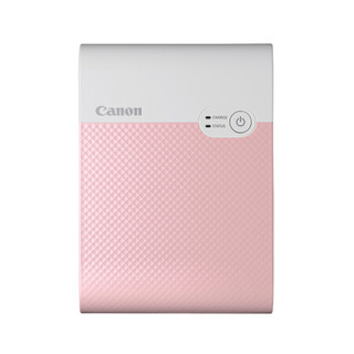 佳能（Canon）SELPHY SQUARE QX10小型照片打印机 粉色 迷你 ins风 wifi连接 粘贴 方形
