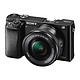 SONY 索尼 Alpha 6000L APS-C画幅 微单相机 黑色 E PZ 16-50mm F3.5 OSS 变焦镜头 单头套机