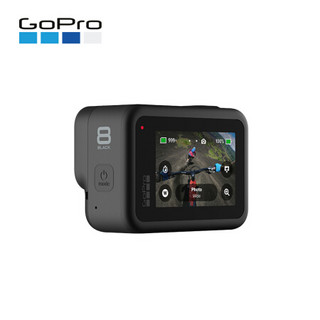 GoPro HERO8 Black 4K运动相机 Vlog数码摄像机 京东定制旅拍礼盒（含Shorty支架+双充+64G卡）