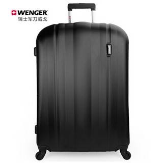 WENGER 威戈 密码锁旅行箱 26英寸商务拉杆箱行李箱 5cm扩展层 黑色 (SAX881515109078)