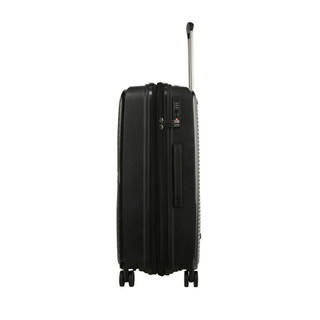 WENGER 威戈 密码锁拉杆箱 24英寸大容量行李箱旅行箱男女 黑色（SAX883618109067）