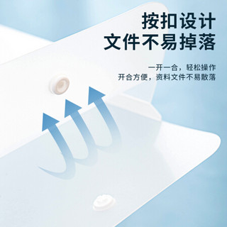 deli 得力 DL 得力工具 得力（deli）4K规格画稿收纳手提袋 户外便携式图稿收纳防水包 可书写标记 72701白