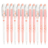 M&G 晨光 AGPB4503 拔帽中性笔 樱花季限定 混色 0.5mm 12支装