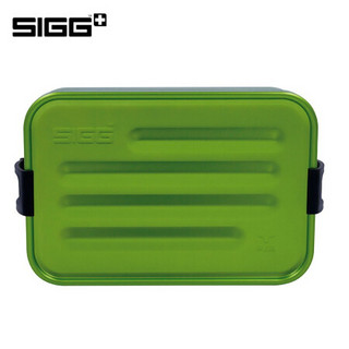 瑞士进口SIGG希格饭盒欧式便携分隔便当盒保鲜饭盒上班族一人食学生金属餐盒户外铝饭盒 绿色900ml