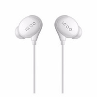 iQOO 入耳式有线耳机 白色 3.5mm