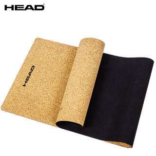 海德（HEAD） 栓皮栎原木瑜伽垫橡胶连续发泡复合垫防滑无味健身垫HA718B 5mm-标准款