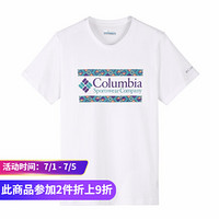 Columbia哥伦比亚户外20春夏新品男女款城市户外短袖T恤AE0403 101 M(175/96A)