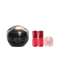 资生堂（Shiseido）时光琉璃御藏臻采乳/霜 夜霜 50ML+凝霜 15ML+精华露10ML*2