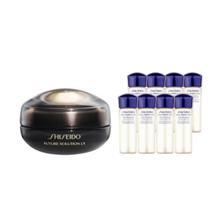 资生堂(Shiseido)时光琉璃御藏臻采抗皱眼唇霜 17ml 17ML+SVP紧颜亮肤水(滋润型) 25ML*8