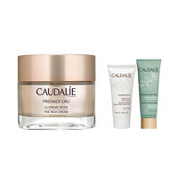 欧缇丽（Caudalie）尊贵璀璨时光奢颜面霜 50ML+臻美精华液10ML+清浊面膜15ML