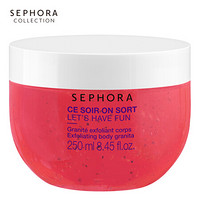 丝芙兰（SEPHORA）柔滑滋养身体磨砂啫喱 绯色浪漫-莓果气息