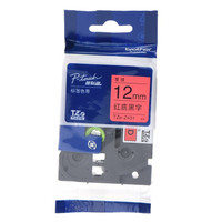 兄弟（brother）12mm 标签色带 适用于PT系列标签机 TZe-Z431 12mm红底黑字标签色带