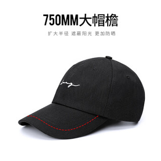 啄木鸟（TUCANO）帽子男女四季通用棒球帽防晒遮阳帽潮流鸭舌帽运动经典纯色街舞嘻哈帽 黑色