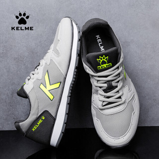 KELME/卡尔美青少年运动鞋男夏款透气初中学生网面跑步鞋百搭休闲鞋 6891547 黑色 42