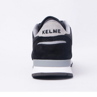 KELME卡尔休闲鞋透气时尚减震耐磨复古鞋慢跑鞋K66X6013 黑色 40