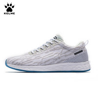 KELME/卡尔美春季新款男鞋运动鞋轻质休闲鞋系带跑步鞋66831514 白色 41