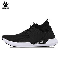 KELME/卡尔美运动鞋男鞋春新款韩版时尚休闲鞋黑色跑步鞋 66831200 黑色 41