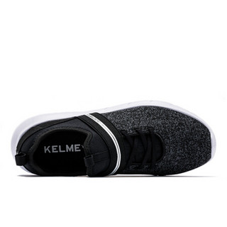 KELME/卡尔美秋季新款女子运动鞋轻质减震跑步鞋时尚休闲鞋6682021 黑色 36