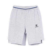 KELME（kids)男童针织短裤儿童运动裤男童裤针织运动棉五分裤夏DK50213003 麻灰色 140cm