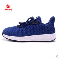 KELME（kids）美男童鞋子透气运动鞋春夏季新款女童鞋宝宝鞋 蓝色 28码/17.5cm