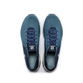 萨洛蒙（Salomon）男款时尚户外轻量透气舒适溯溪鞋 TECH LITE M 蓝色 409819 UK7(40.5)