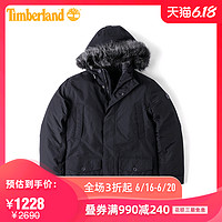 Timberland添柏岚男装新款休闲连帽保暖中长款外套|A1NEN