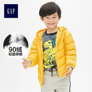 Gap男幼童装轻薄羽绒服秋冬479898 宝宝舒适保暖外套洋气短款