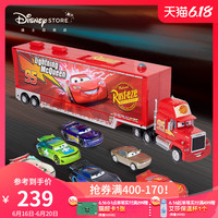 迪士尼商店 赛车总动员麦克玩具车套装卡车儿童回力车套装