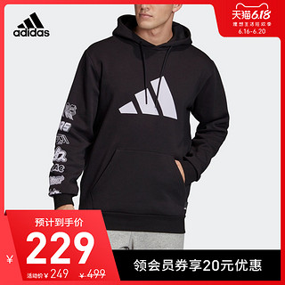 阿迪达斯官网 adidas M PACK PO HOOD春秋男装运动型格卫衣FI6150