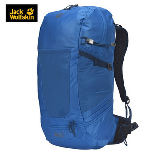 JackWolfskin/狼爪官方男女背包新品户外旅行时尚休闲实用耐磨30L中性登山包2007611 2007611-1062/电光蓝 MISC/均码