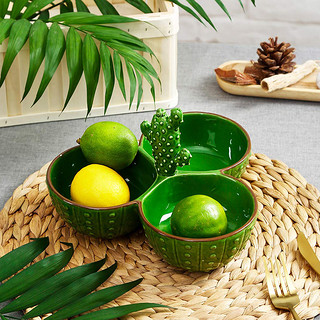 爱屋格林美式陶瓷碗盘碟杯子餐垫餐具套餐家用创意绿洲简约小清新