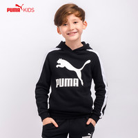 puma彪马儿童2019春秋款KW套头连帽卫衣男童长袖外套休闲运动上衣