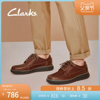 clarks其乐男鞋Un Abode Ease轻便舒适牛皮鞋平底鞋运动休闲鞋男
