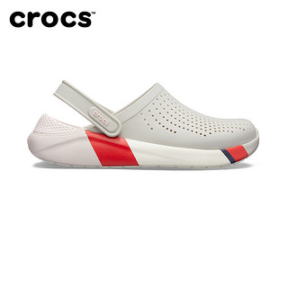 Crocs洞洞鞋女士 夏季LiteRide科技舒适撞色沙滩鞋|205627