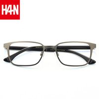 HAN/汉 防辐射 近视眼镜框 1.60非球面变灰色镜片 非球面镜片 其它